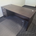 Espresso Straight Office Desk w/ Drawer Storage 66" x 30" Espresso Straight Office Desk w/ Drawer Storage 66" x 30"